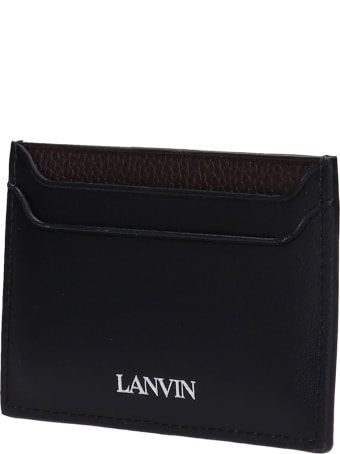 Lanvin Wallet In Black Leather