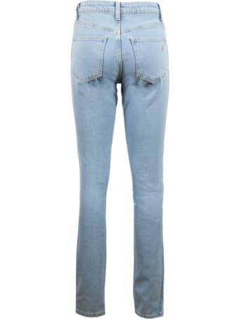 The Attico Light Blue Cotton Jeans | italist, ALWAYS LIKE A
