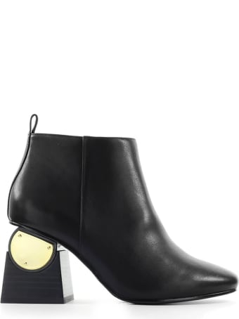 Kat Maconie Black Leather Solange Ankle Boot