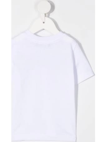 Dsquared2 Newborn White D2kids Boxer Logo T-shirt