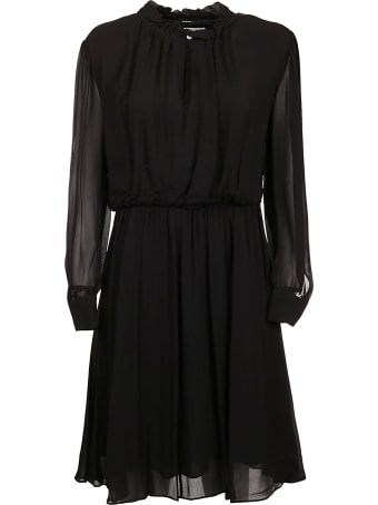 Calvin Klein Collection Abito Georgette Ruffle