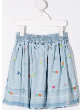 Stella McCartney Kids Lyocell Embroidered Skirt