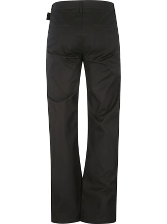 Off-White Straight Leg Plain Shorts
