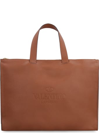 Valentino Identity Leather Tote - Valentino Garavani