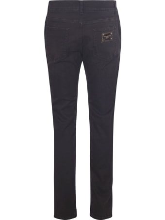 Dolce & Gabbana Rear Logo Patch Jeans