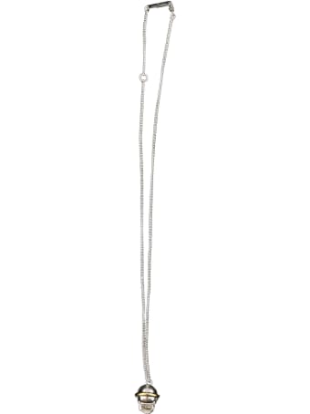 AMBUSH Sss Skull Charm Necklace