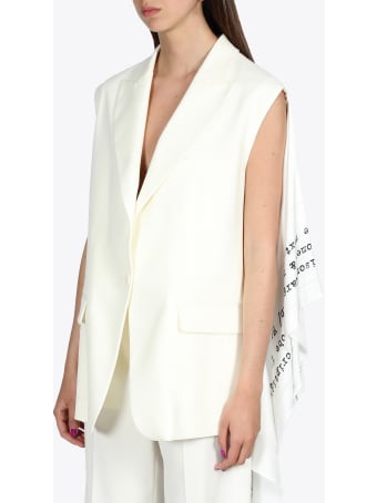 MM6 Maison Margiela Scarf Sleeveless Blazer
