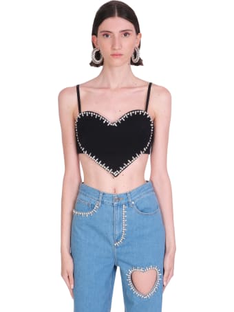 AREA Topwear In Black Polyamide