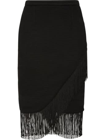 Amotea Lola Skirt In Black Jersey