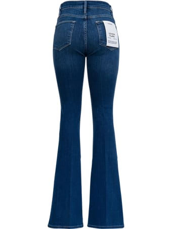 Frame Five Pockets Flared Blue Denim Jeans