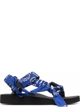 Arizona Love Trekky Sandals With Blue Bandana Print