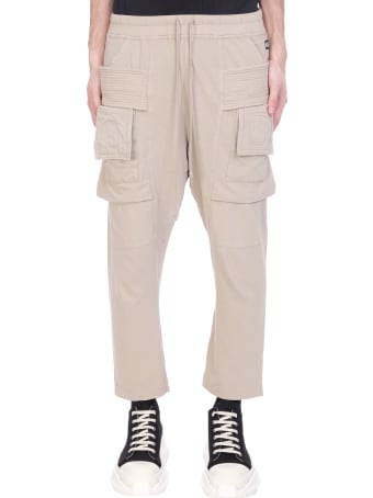 DRKSHDW Pants In Beige Cotton