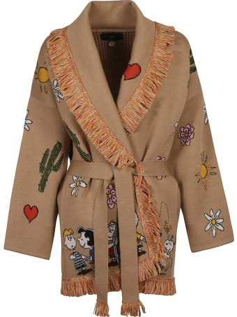 Alanui Peanuts Friends Love Cardigan