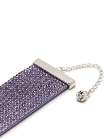Nué Purple Choker With Crystals