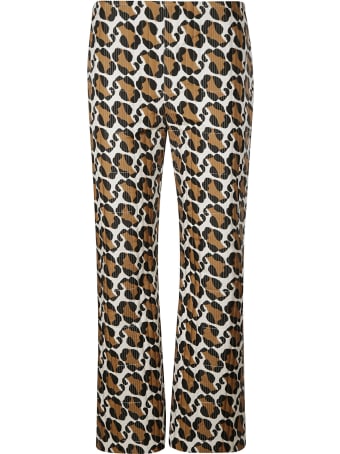 Fendi Leo Splash Quilted Trousers