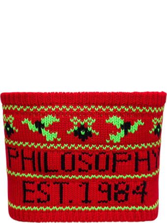 Philosophy di Lorenzo Serafini Christmas Jupers Sleeveless Wool Crop Top