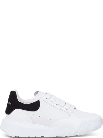 Alexander McQueen Oversize Sneakers In White Leather