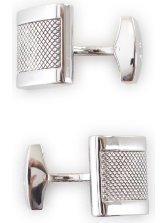 Tateossian Diamond Pattern / Alpha D-shape Cufflink