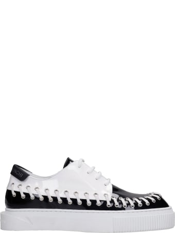 Gienchi Brooklyn Sneakers In Black Patent Leather