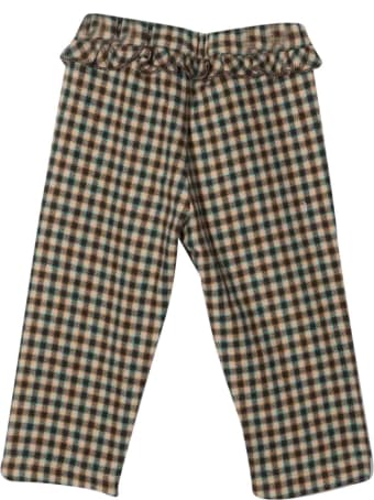Il Gufo Checked Trousers With Print