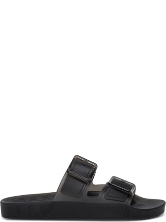 Balenciaga Mallorca Sandals In Black Technical Polyurethane