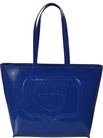 Chiara Ferragni Flirting Eye Embossed Logo Tote