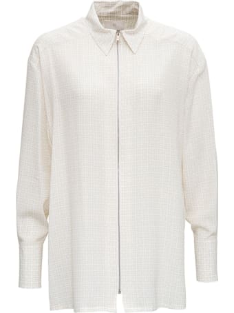 Givenchy 4g White Silk Shirt