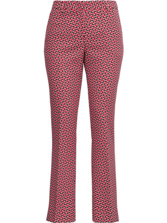 PT01 Jane Tailored Pants With Geometric Print