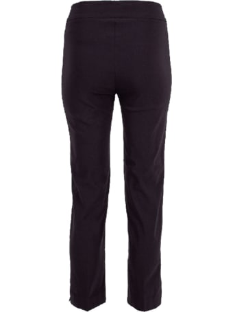Avenue Montaigne Short Slim Pants W/slit On Bottom