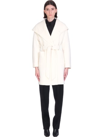 Tagliatore 0205 Chelsey Coat In White Wool