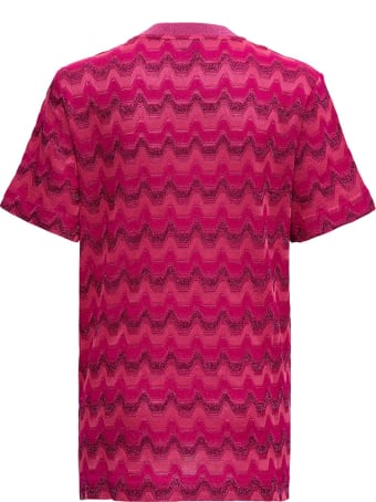 M Missoni Zig Zag Cotton Blend T-shirt