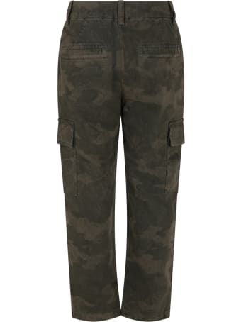 Dondup Green Pants For Boy