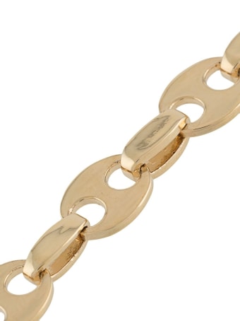 Paco Rabanne Chain Necklace In Golden Brass