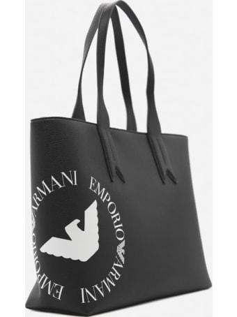 Emporio Armani Shoulder Bag With Contrasting Printed Logo