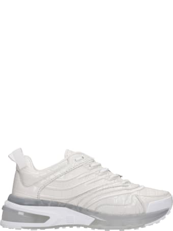 Givenchy Giv 1 Sneakers In White Synthetic Fibers