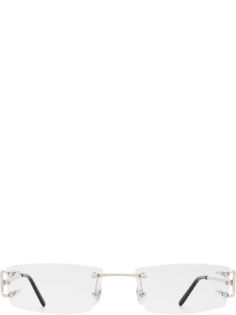 Cartier Eyewear Cartier Ct0092o Silver Glasses