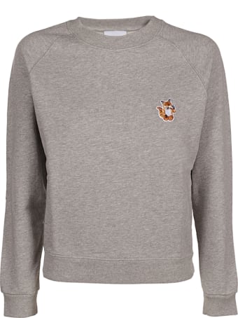 Maison Kitsuné All Right Fox Patch Vintage Sweatshirt