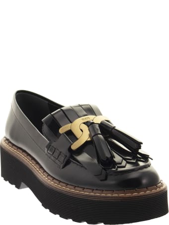 Tod's Loafer With Accessory, Fringe And Tassels