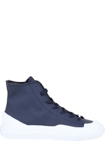 Barracuda High Sneakers In Blue Leather