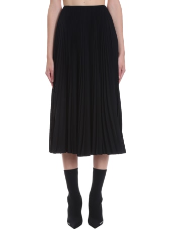 Balenciaga Skirt In Black Polyester