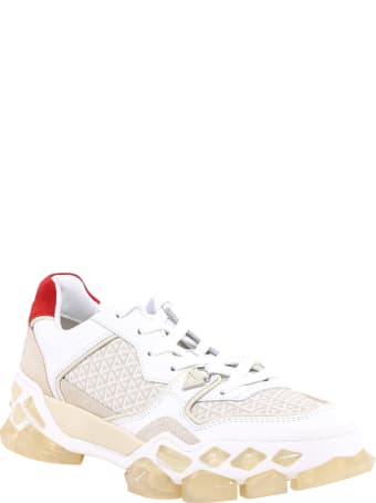 Jimmy Choo Lace-up Sneakers With Ribbon
