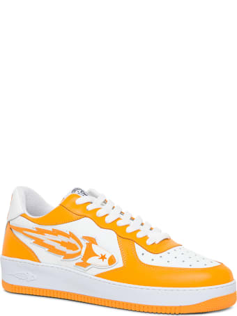 Enterprise Japan Rocket Low Leather Sneakers With Logo