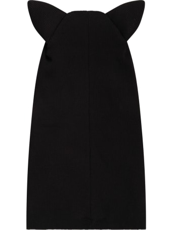 efvva Black Balaclava For Girl With Ears
