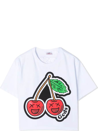 GCDS White Cotton T-shirt