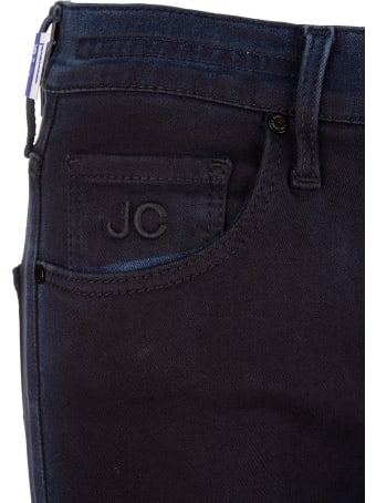 Jacob Cohen Woman Very Dark Blue Kimberly Skinny Jeans