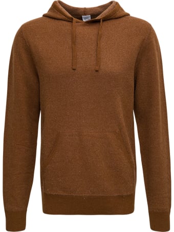 Aspesi Brown Wool Hoodie