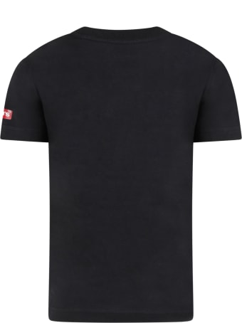 Levi's Black T-shirt For Kids With Personages
