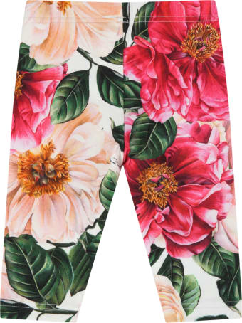 Dolce & Gabbana Multicolor Leggings For Baby Girl