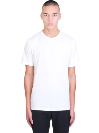 Theory Essential Tee C T-shirt In White Cotton