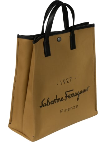 Salvatore Ferragamo Signature Logo Shopper Bag